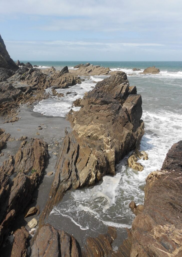 LL90. Rocky coastline, Bill Pryor,August 2022